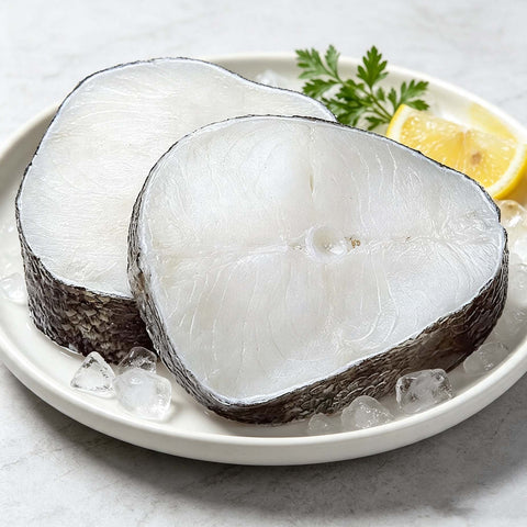 Frozen Round Cut Cod Steak